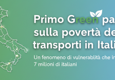 Primo Green paper sulla povertà dei trasporti in Italia. Un fenomeno di vulnerabilità che interessa 7 milioni di italiani