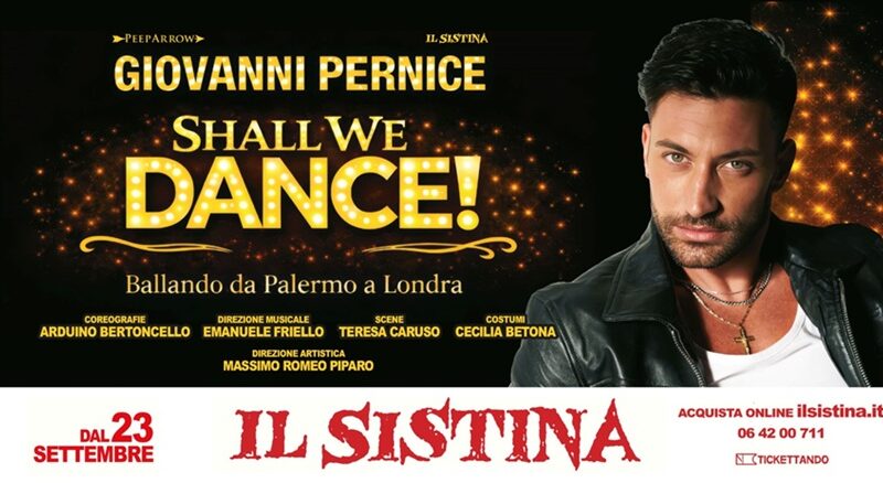 Teatro Sistina: Giovanni Pernice inaugura la nuova Stagione con “Shall We Dance!” – da mercoledì 23 settembre